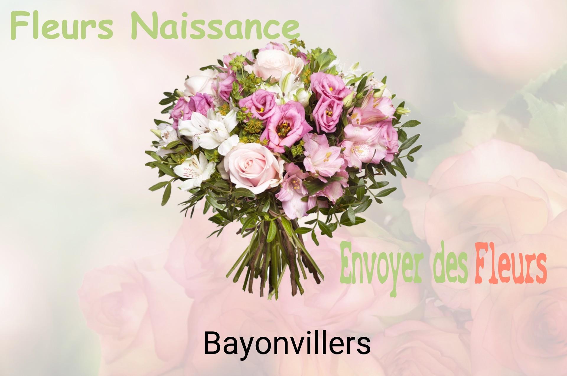 Bouquet de fleurs de naissance livré à Bayonvillers